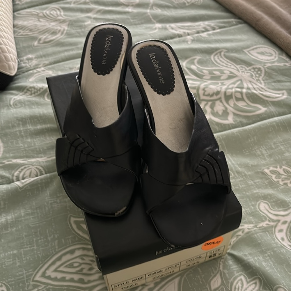 Liz Claiborne slide on wedge